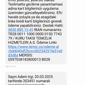 Onay Verilmeyen İşlemler Ve İptal Edilen İndirim Nedeniyle Mağduriyet