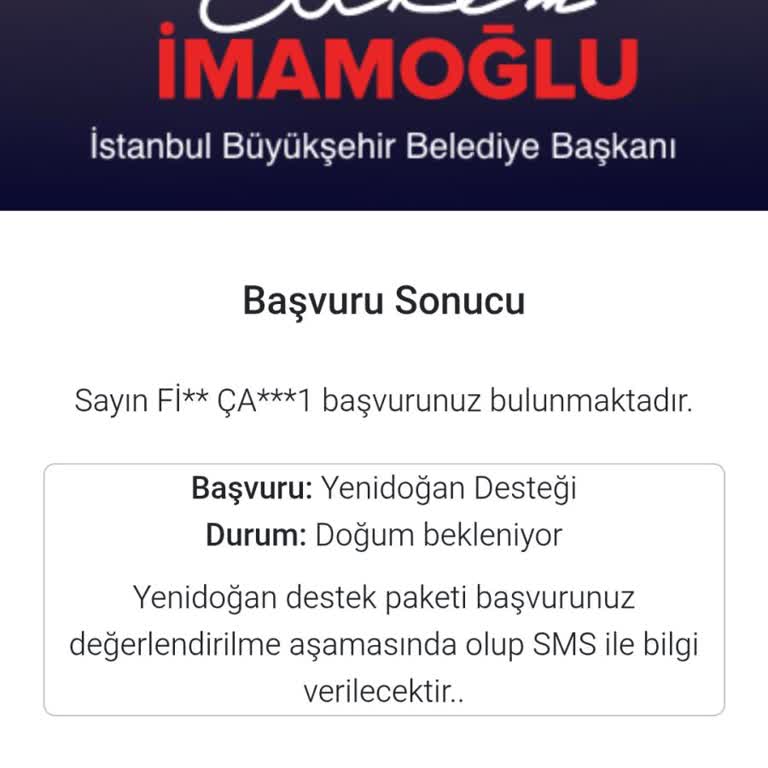 Destek Paketi Başvuru Sonuçlanma Süresi Hakkında Talep