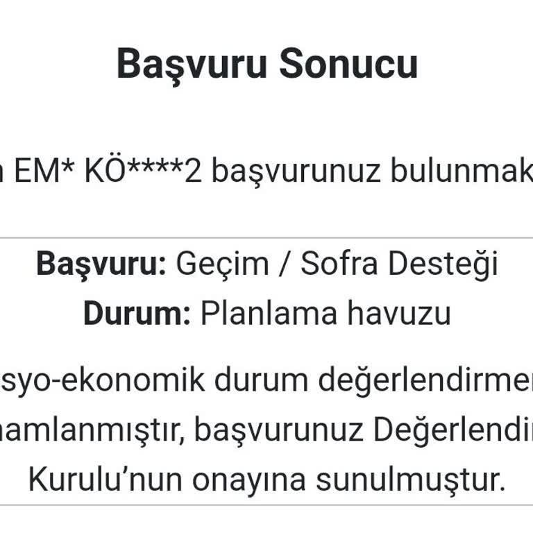 İBB Sosyal Destek Başvurum Sonuçlanmadı