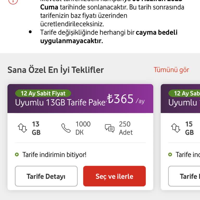 Taahhüt Bitince Tarifeye Zam Dayatması Ve Uygun Paket Eksikliği