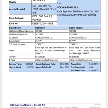 Sigorta İptali Talebim Haksız Yere Reddedildi, Müşteri Hizmeti Yetersiz