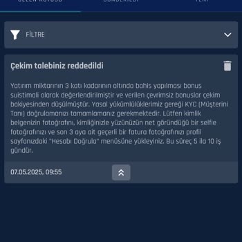 Çekim Taleplerinin İptali Ve Bakiye Silinmesi Sorunu