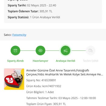 Siparişim Zamanında Teslim Edilmedi, Para İadesi Yapılmadı