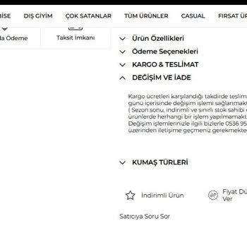 Abiye Üründe İade Reddi Ve Görselden Farklı Ürün Mağduriyeti