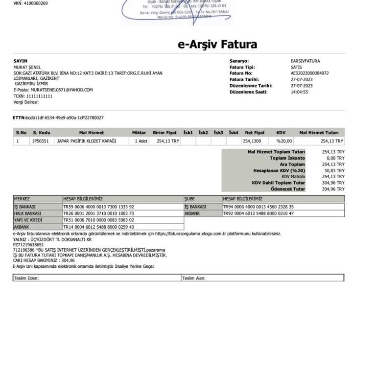 Garanti Süresinde Kırılan Klozet Kapağı İçin Çözüm Bekliyorum