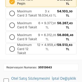 Taksit Seçeneklerinde Değişiklik Ve Yetersiz Bilgilendirme