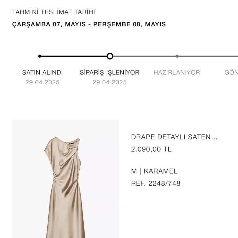 Zara Siparişimde Teslimat Gecikmesi Ve İletişim Sorunu