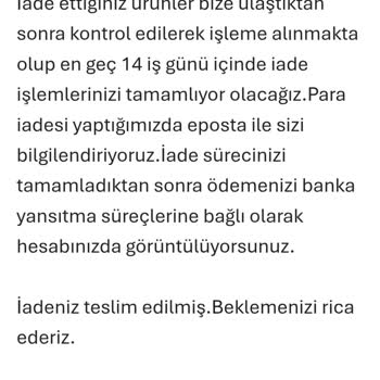 İade Sürecinde Cevapsızlık Ve Gecikme Mağduriyeti