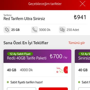Vodafone Fatura Tutarındaki Ani Artış Ve Paket İçeriği Sorunu