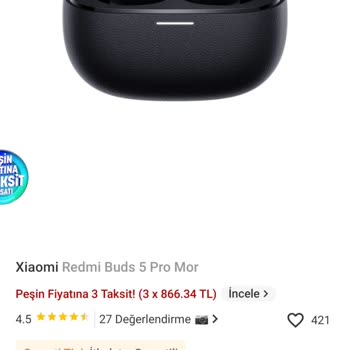 Redmi Buds 5 Pro Siparişimde Renk Karışıklığı Ve Satıcıdan Dönüş Alamadım