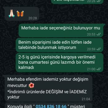 Siparişin Teslim Edilmemesi Ve İade Sürecinde Yaşanan Sorunlar