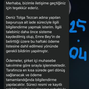 İade Talebimize Cevap Verilmiyor, İletişim Engellendi