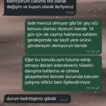 İade Hakkım Engelleniyor, Mağdur Oldum