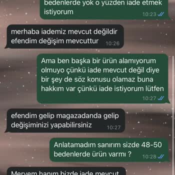 İade Hakkım Engelleniyor, Mağdur Oldum