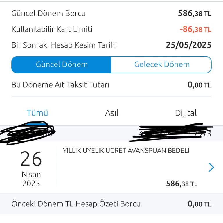 Kullanılmayan Kredi Kartına Yıllık Aidat Ücreti Şikayeti