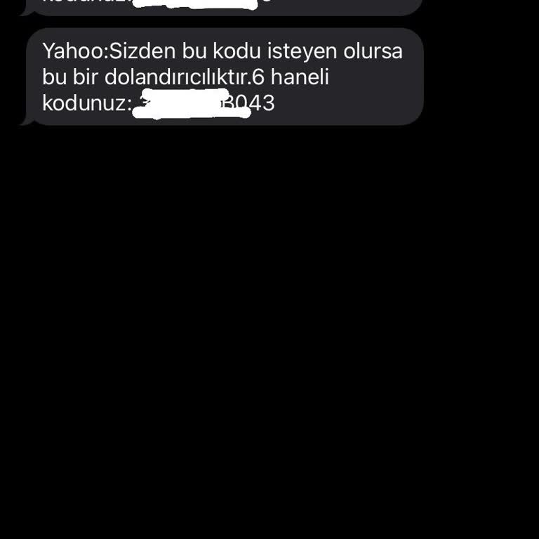 Hesabım Olmadığı Halde Yahoo'dan Gelen Doğrulama Kodları Endişelendiriyor