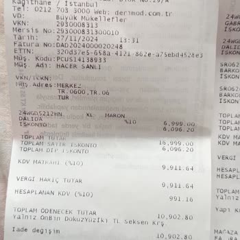 Derimod Montun Cebinin Kolayca Yırtılması Ve Değişim Talebimin Reddedilmesi