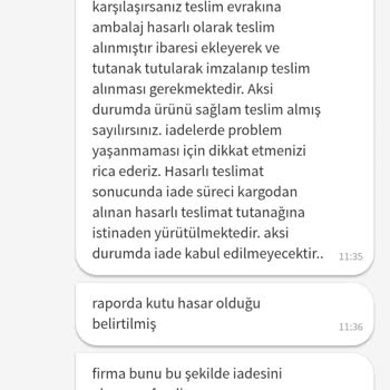 Kutuda Sorun Olmadığı Halde İade Alınmıyor