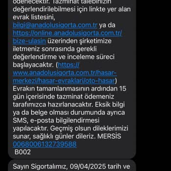 Kasko Ödemesi Gecikti, Bilgilendirme Ve Erişim Sorunu Yaşıyorum