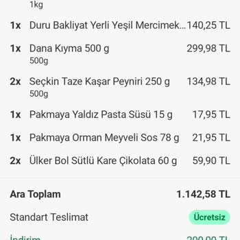 Yemek Sepeti Market Siparişim Eksik Ve Müşteri Hizmetlerine Ulaşamıyorum
