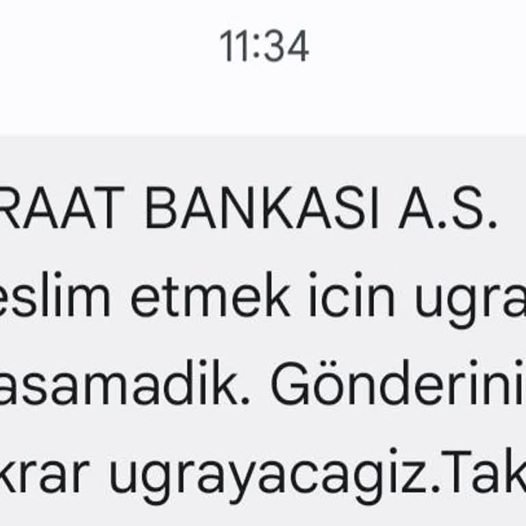Kurye Kartı Teslim Etmeden Evde Yoktunuz Mesajı Gönderdi, Müşteri Hizmetleri Yetersiz