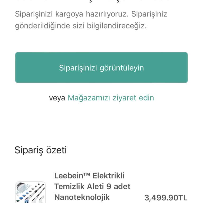 Satın Aldığım Temizlik Robotu Teslim Edilmedi Ve İade Yapılmıyor