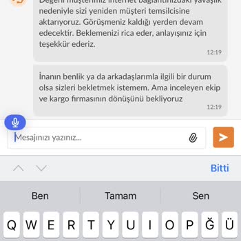 Siparişim Teslim Edilmedi, Destek Alamıyorum