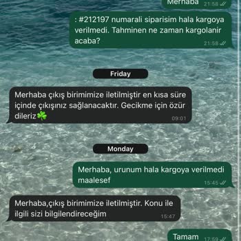 Aynı Gün Kargo Vaadiyle Siparişim 9 Gündür Bekletiliyor