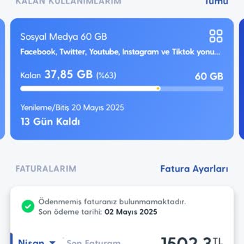Turkcell İnternet Paketinde Sosyal Medya Kotası Haksız Kullanılıyor