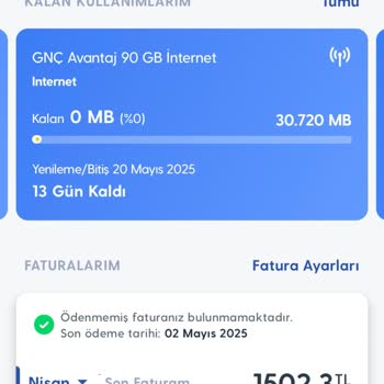 Turkcell İnternet Paketinde Sosyal Medya Kotası Haksız Kullanılıyor