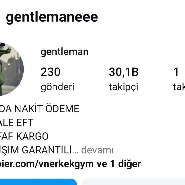 Gentlemaneee (Instagram) Alakasız Ürün Yolladılar