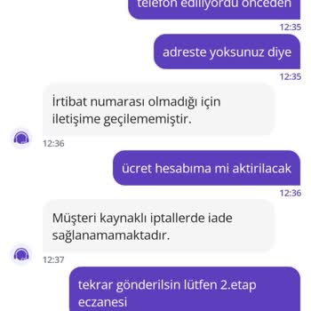 Kahve Siparişim Teslim Edilmedi, Ücret İadesi Yapılmıyor