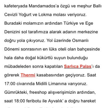 Meis Turizm Tur Programındaki Vaatler Yerine Getirilmedi, Büyük Hayal Kırıklığı Yaşadık