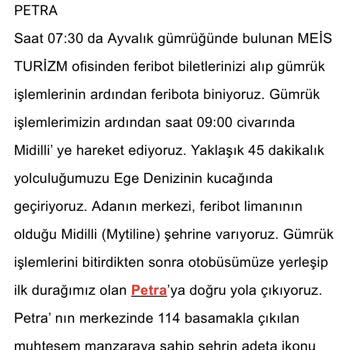 Meis Turizm Tur Programındaki Vaatler Yerine Getirilmedi, Büyük Hayal Kırıklığı Yaşadık