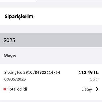 Mudo Alışverişim İptal Edildi Para Puanım Da Silindi