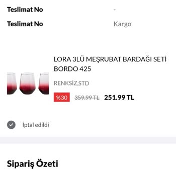 Mudo Alışverişim İptal Edildi Para Puanım Da Silindi