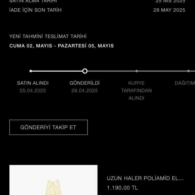 Zara'dan Aldığım Elbisem Teslim Edilmedi, İptal Edemiyorum Ve Müşteri Hizmetlerine Ulaşamıyorum