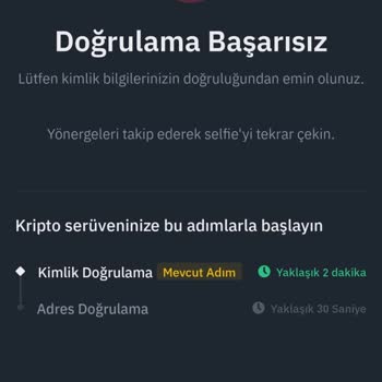 Kimlik Doğrulama Sürecinde Tekrarlayan Hata Ve Belge Tipi Sorunu