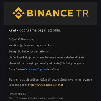 Kimlik Doğrulama Sürecinde Tekrarlayan Hata Ve Belge Tipi Sorunu