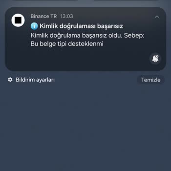 Kimlik Doğrulama Sürecinde Tekrarlayan Hata Ve Belge Tipi Sorunu