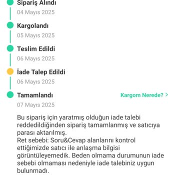 İade Talebim Kabul Edilmedi, Mağdur Edildim