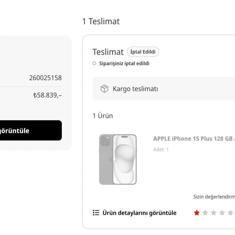 Media Markt Siparişim Açıklama Yapılmadan İptal Edildi Ve Fiyat Artırıldı