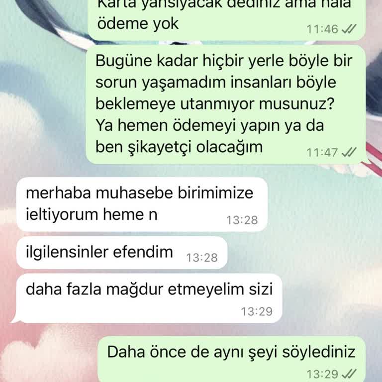 İade Edilen Ürünün Parasının Günlerdir Yatırılmaması
