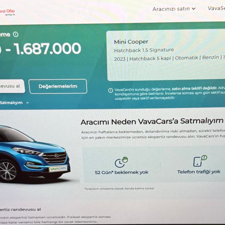 Vavacars'ın Ön Değerlendirme ve Gerçek Teklif Farkı Hayal Kırıklığı Yarattı