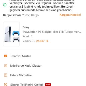 Sipariş Teslim Edilmedi, Satıcı Kayboldu, Para İadesi Yapılmıyor!