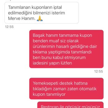 Yemeksepeti'nden Dökülmüş Ürün, Yetersiz Destek Ve İade Sorunu