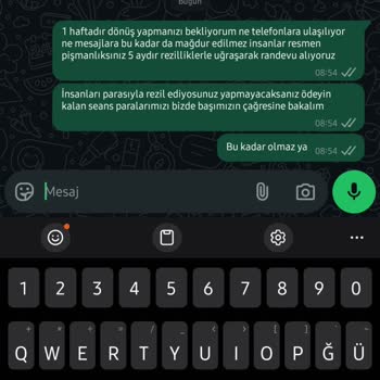 Şube Kapalı Olduğu İçin Kullanılamayan Lazer Epilasyon Seansları Ve Ücret İadesi Talebi