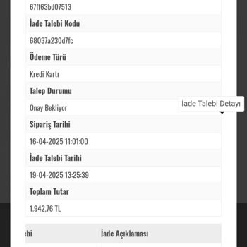 Yanlış Ürün Sonrası İade Sözü Verildi Ama Param Hala Ödenmedi