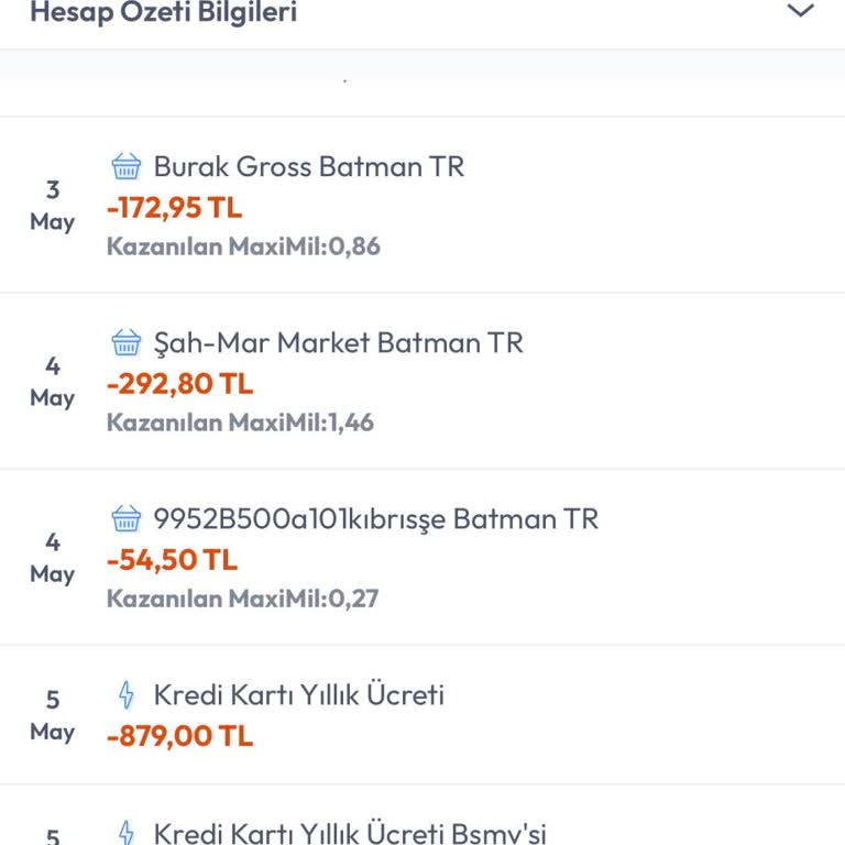 Maximum Kredi Kartı Yıllık Ücretinin İadesi Talebi