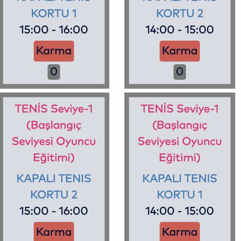 Tenis Üyeliğiyle Rezervasyon Yapılamıyor, Ücret İadesi Talep Ediyorum